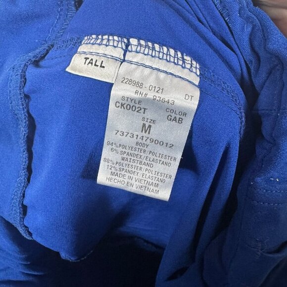 Carhartt royal blue cargo scrub pants size medium tall yoga pants style - Picture 6 of 6